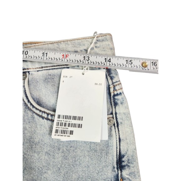 Stockholm Atelier‎ & Other Stories Women's Denim Bermuda Amanda shorts Size 27 - Picture 3 of 9